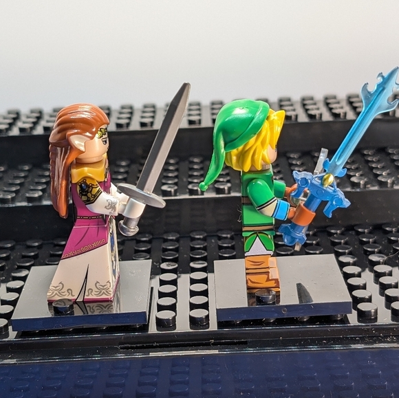 2 Minifigures-Legend of Zelda Nintendo Building Block Toy Video Game - Picture 7 of 8